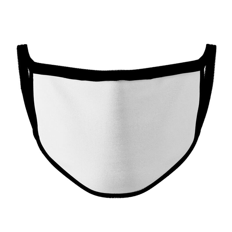 Sublimated Face Mask 50% Polyester & 50% Cotton 2 Ply