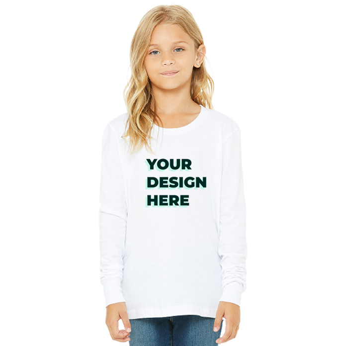 Bella + Canvas Youth Jersey Long Sleeve Tee